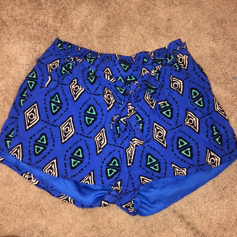 Blue Boho Francesca’s Shorts